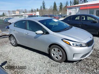 2017 Kia Forte LX with VIN 3KPFK4A7XHE018418, listed as a IAAI auction lot 41874292 with 87,608 mi miles. Bid and sale history available at carsss.com. Image 14.