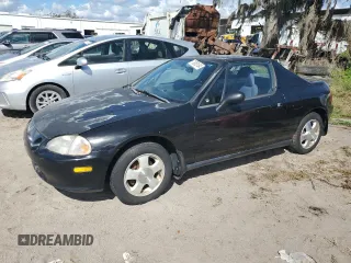 1993 Honda del Sol Si with VIN JHMEH6268PS020125, listed as a Copart auction lot 79050184 with 183,482 mi miles and Clean Title. Bid and sale history available at carsss.com. Image 1.