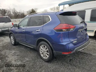 2020 Nissan Rogue SV with VIN KNMAT2MT0LP523946, listed as a Copart auction lot 47184445 with 41,940 mi miles and Salvage Title. Bid and sale history available at carsss.com. Image 2.