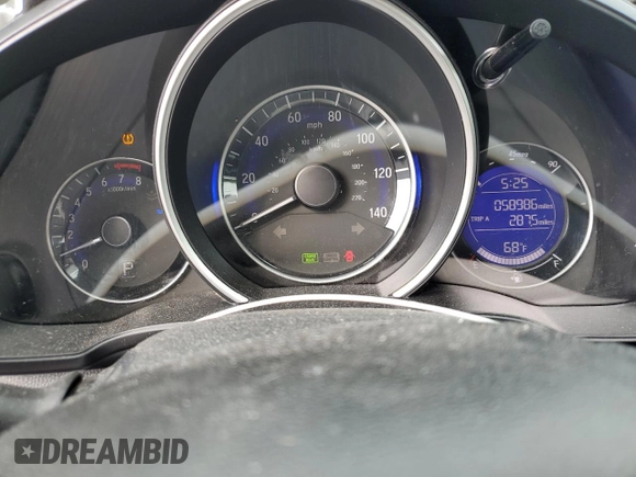 2020 Honda Fit LX with VIN 3HGGK5H49LM703516, listed as a Copart auction lot 58334085 with 58,986 mi miles and Salvage title. Bid and sale history available at DreamBid. Image 9.