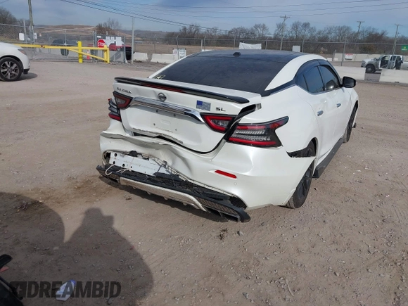 2019 Nissan Maxima SV with VIN 1N4AA6AV7KC383974, listed as a IAAI auction lot 41660286 with 86,682 mi miles and . Bid and sale history available at DreamBid. Image 16.