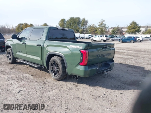 2023 Toyota Tundra Limited with VIN 5TFJA5DBXPX081603, listed as a IAAI auction lot 41293156 with 15,155 mi miles and . Bid and sale history available at DreamBid. Image 3.