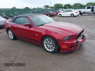 2014 Ford Mustang V6 with VIN 1ZVBP8EM6E5277323, listed as a IAAI auction lot 42601652 with 64,616 mi miles and . Bid and sale history available at DreamBid. Image 1.