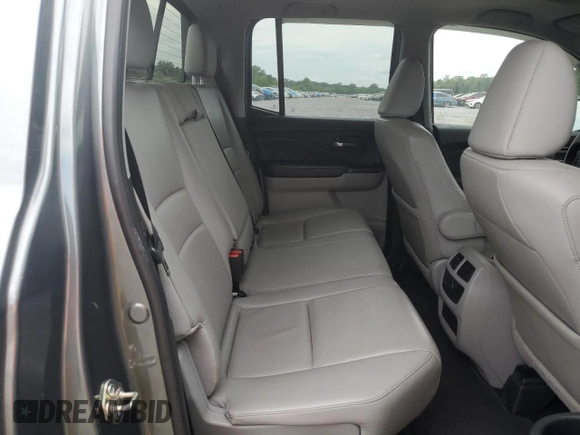 2017 Honda Ridgeline RTL-E with VIN 5FPYK3F77HB009995, listed as a Copart auction lot 59954705 with 119,381 mi miles and Salvage title. Bid and sale history available at DreamBid. Image 10.