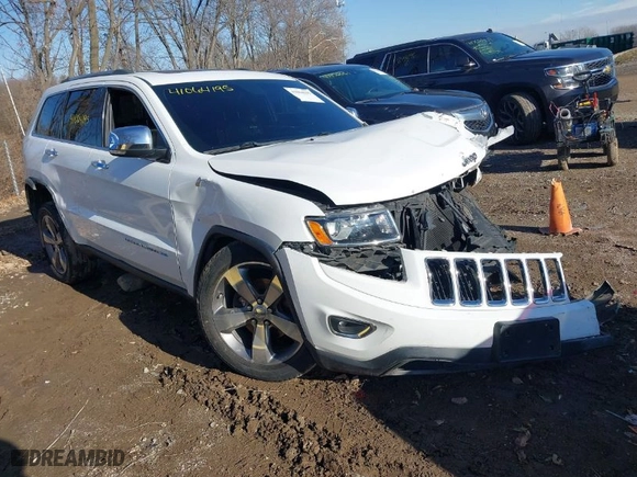 2014 Jeep Grand Cherokee Limited with VIN 1C4RJFBG9EC102713, listed as a IAAI auction lot 41064195 with 153,090 mi miles. Bid and sale history available at carsss.com. Image 1.