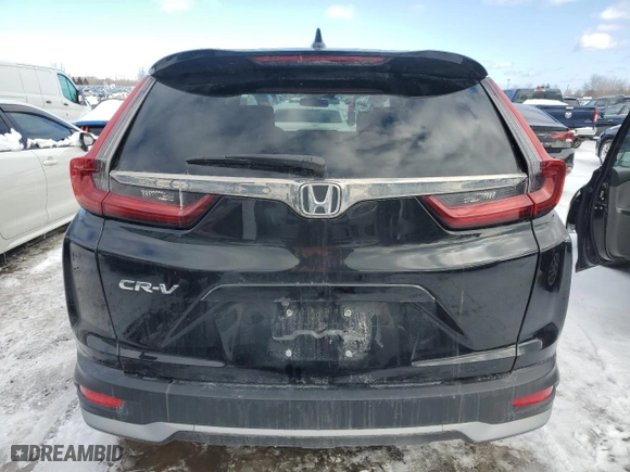 2021 Honda CR-V LX with VIN 2HKRW1H2XMH002297, listed as a Copart auction lot 44989105 with 80,057 mi miles and Salvage Title. Bid and sale history available at carsss.com. Image 6.