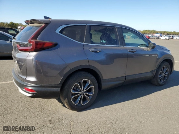 2020 Honda CR-V EX-L with VIN 2HKRW2H82LH700833, listed as a Copart auction lot 72158734 with 33,972 mi miles and Salvage Title. Bid and sale history available at carsss.com. Image 3.