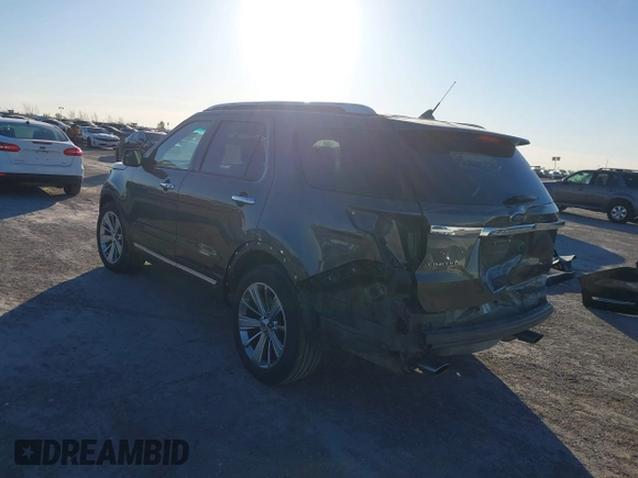 2018 Ford Explorer Limited with VIN 1FM5K7F86JGA37810, listed as a IAAI auction lot 41827445 with 96,635 mi miles and . Bid and sale history available at carsss.com. Image 3.