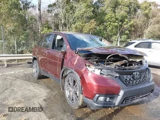 2021 Honda Passport EX-L with VIN 5FNYF7H55MB015305, listed as a IAAI auction lot 41672601 with 74,788 mi miles. Bid and sale history available at carsss.com. Image 11.
