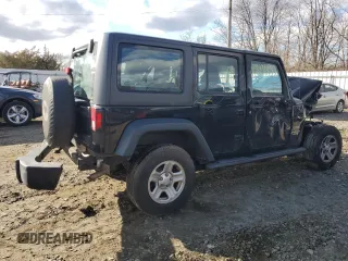 2018 Jeep Wrangler JK Unlimited Sport S with VIN 1C4BJWDGXJL828251, listed as a Copart auction lot 43981225 with 0 mi miles and Salvage Title. Bid and sale history available at carsss.com. Image 3.