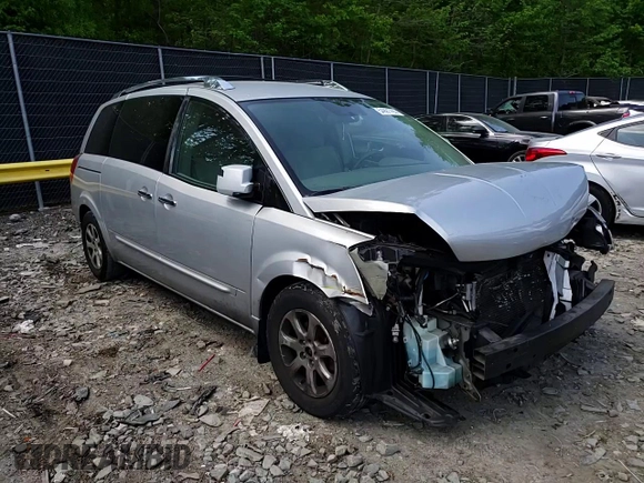 2008 Nissan Quest S z VIN 5N1BV28U28N123399, wystawiony jako Copart lot #54991765 z przebiegiem 136 628 mil mil oraz Szkoda całkowita • Salvage title. Historia ofert i sprzedaży dostępna na DreamBid. Obrazek 14.