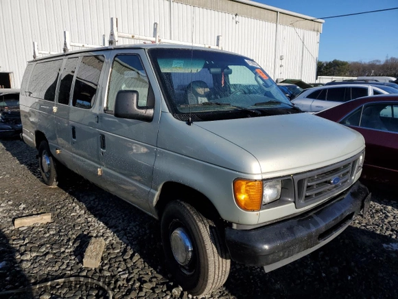 2006 Ford Econoline Passenger XL with VIN 1FBSS31L96HA80345, listed as a Copart auction lot 81589294 with Not Provided miles and Salvage Title. Bid and sale history available at carsss.com. Image 4.