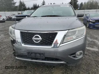 2015 Nissan Pathfinder SV with VIN 5N1AR2MM7FC653740, listed as a Copart auction lot 51338395 with 197,668 mi miles and Salvage Title. Bid and sale history available at carsss.com. Image 5.