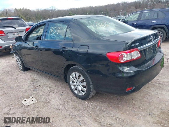 2012 Toyota Corolla L with VIN JTDBU4EE8C9180465, listed as a IAAI auction lot 41861829 with 163,631 mi miles. Bid and sale history available at carsss.com. Image 3.