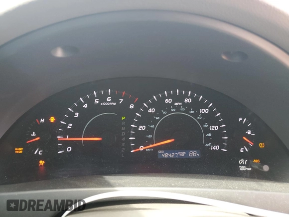 2007 Toyota Camry CE with VIN 4T1BE46K27U627260, listed as a Copart auction lot 54278335 with 48,427 mi miles and Salvage Title. Bid and sale history available at DreamBid. Image 9.