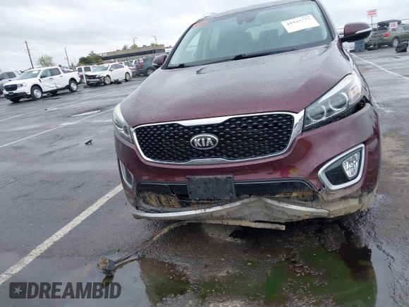 2017 Kia Sorento EX V6 with VIN 5XYPH4A50HG261420, listed as a IAAI auction lot 41933777 with 90,784 mi miles. Bid and sale history available at carsss.com. Image 12.