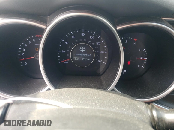2015 Kia Optima EX with VIN 5XXGN4A78FG357176, listed as a Copart auction lot 52031985 with 99,372 mi miles and Salvage Title. Bid and sale history available at carsss.com. Image 9.