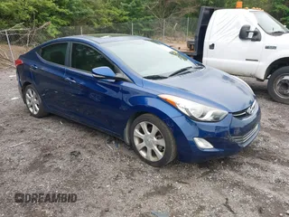 2013 Hyundai Elantra GLS with VIN KMHDH4AE8DU748937, listed as a IAAI auction lot 42225312 with 98,158 mi miles and . Bid and sale history available at DreamBid. Image 1.