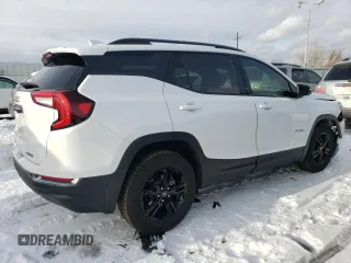 2024 GMC Terrain AT4 with VIN 3GKALYEG7RL289477, listed as a Copart auction lot 87857225 with 7,718 mi miles and Salvage Title. Bid and sale history available at DreamBid. Image 3.