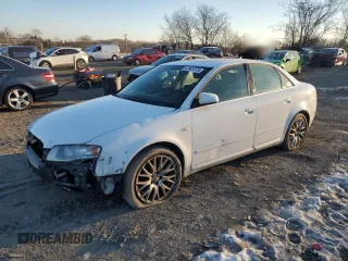 2008 Audi A4 2.0T with VIN WAUDF78E48A157316, listed as a Copart auction lot 87907375 with 178,250 mi miles and Salvage Title. Bid and sale history available at carsss.com. Image 1.