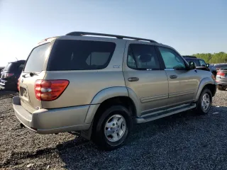 2003 Toyota Sequoia SR5 with VIN 5TDZT34A43S203154, listed as a Copart auction lot 52045635 with 304,402 mi miles and Salvage Title. Bid and sale history available at carsss.com. Image 3.