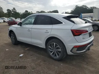 2023 Audi Q5 Sportback S line Prestige with VIN WA16AAFY0P2137734, listed as a Copart auction lot 58766465 with 17,527 mi miles and Salvage title. Bid and sale history available at DreamBid. Image 2.