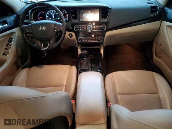 2014 Kia Cadenza Premium with VIN KNALN4D72E5128132, listed as a Copart auction lot 86681784 with 90,950 mi miles and Salvage Title. Bid and sale history available at carsss.com. Image 8.