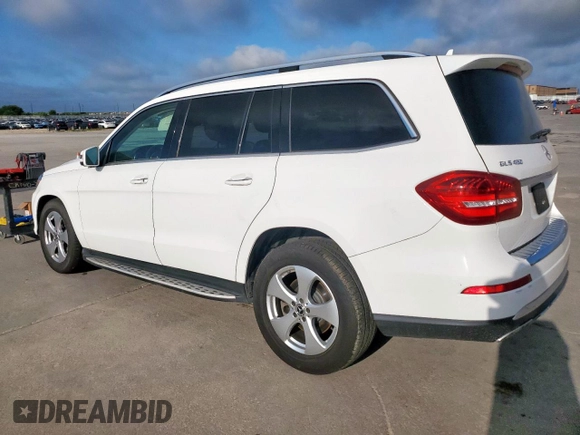 2017 Mercedes-Benz GLS 450 with VIN 4JGDF6EE2HA905445, listed as a Copart auction lot 62874365 with 165,092 mi miles and Clean title. Bid and sale history available at DreamBid. Image 2.