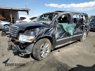 2009 Infiniti QX56 with VIN 5N3AA08C79N902566, listed as a Copart auction lot 47442555 with 125,860 mi miles and Non Repairable. Bid and sale history available at carsss.com. Image 1.