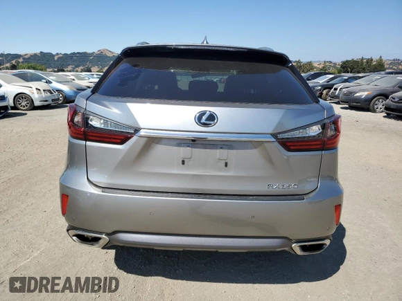 2017 Lexus RX 350 with VIN 2T2BZMCA4HC122478, listed as a Copart auction lot 64689805 with 80,235 mi miles and Salvage title. Bid and sale history available at DreamBid. Image 6.