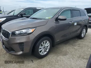 2019 Kia Sorento LX with VIN 5XYPGDA55KG565966, listed as a Copart auction lot 75736284 with Not Provided miles and Salvage Title. Bid and sale history available at DreamBid. Image 1.