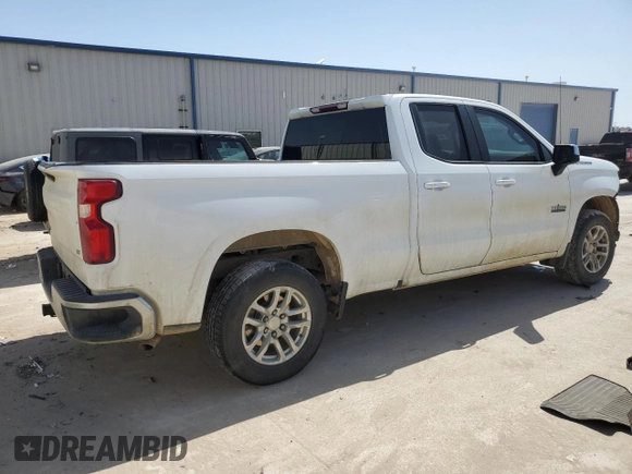 2019 Chevrolet Silverado 1500 LT with VIN 1GCRWCED2KZ325508, listed as a Copart auction lot 48844205 with 95,644 mi miles and Salvage Title. Bid and sale history available at DreamBid. Image 3.