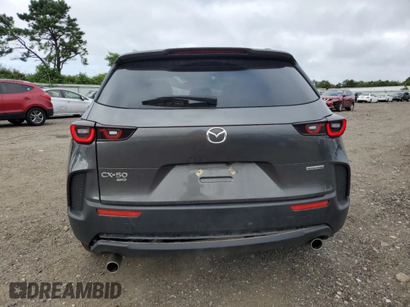2024 Mazda CX-50 S Select with VIN 7MMVABAM7RN241179, listed as a Copart auction lot 63663895 with 13,041 mi miles and Salvage title. Bid and sale history available at DreamBid. Image 6.