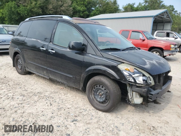 2007 Nissan Quest SL z VIN 5N1BV28U27N124003, wystawiony jako Copart lot #57876915 z przebiegiem 141 409 mil mil oraz Szkoda całkowita • Salvage title. Historia ofert i sprzedaży dostępna na DreamBid. Obrazek 4.