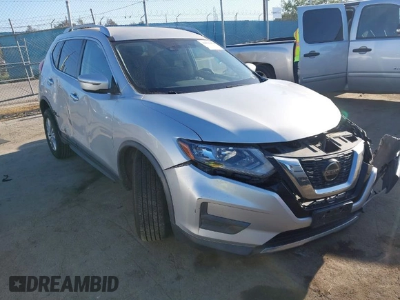 2019 Nissan Rogue SV with VIN JN8AT2MT9KW263622, listed as a IAAI auction lot 42021454 with 60,825 mi miles. Bid and sale history available at carsss.com. Image 1.