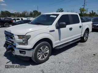 2016 Ford F-150 XLT with VIN 1FTEW1E86GFD36199, listed as a Copart auction lot 58247855 with 156,879 mi miles and Salvage title. Bid and sale history available at DreamBid. Image 1.