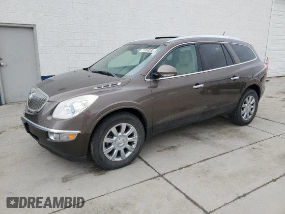 2012 Buick Enclave Leather with VIN 5GAKVCED7CJ150758, listed as a Copart auction lot 51383205 with 166,485 mi miles and Clean Title. Bid and sale history available at carsss.com. Image 1.
