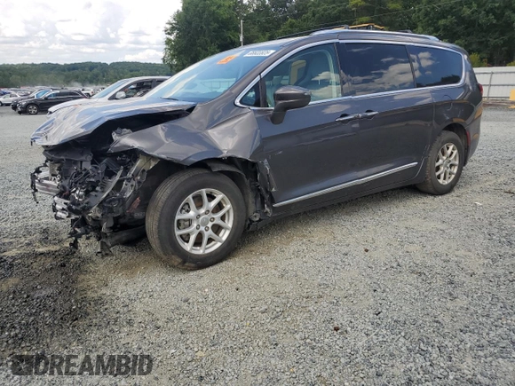 2020 Chrysler Pacifica Touring L with VIN 2C4RC1BG4LR223523, listed as a Copart auction lot 66622825 with 86,600 mi miles and Salvage title. Bid and sale history available at DreamBid. Image 1.