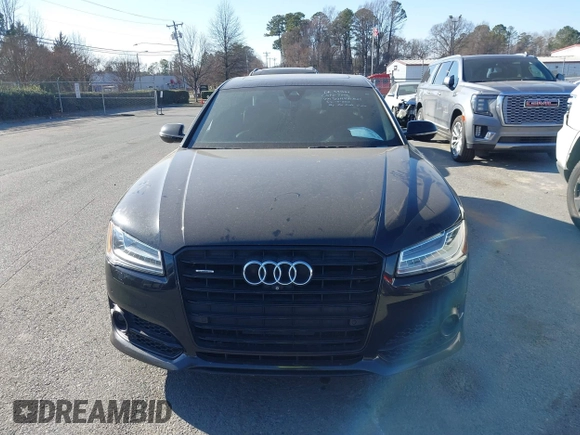 2017 Audi A8 with VIN WAU44AFD0HN017821, listed as a IAAI auction lot 41676097 with 107,378 mi miles and . Bid and sale history available at DreamBid. Image 12.