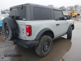 2023 Ford Bronco with VIN 1FMDE5AH7PLB27790, listed as a IAAI auction lot 41435714 with 27,930 mi miles. Bid and sale history available at carsss.com. Image 4.