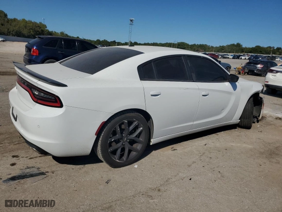 2019 Dodge Charger SXT with VIN 2C3CDXBGXKH745295, listed as a Copart auction lot 71312284 with 107,943 mi miles and Salvage Title. Bid and sale history available at carsss.com. Image 3.