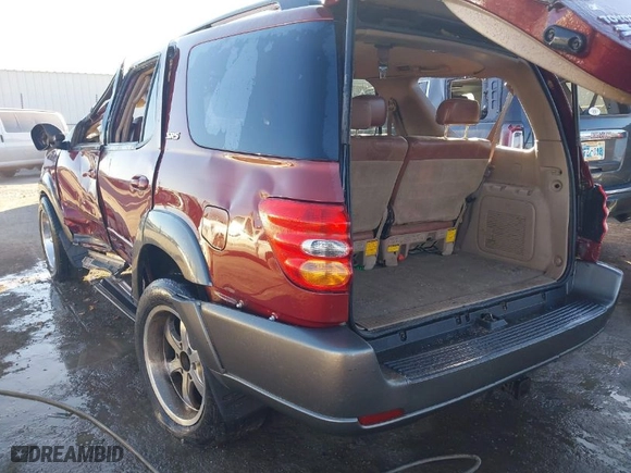 2004 Toyota Sequoia SR5 with VIN 5TDZT34A94S227998, listed as a IAAI auction lot 41154884 with 1 mi miles. Bid and sale history available at carsss.com. Image 3.