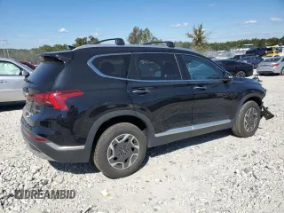 2021 Hyundai Santa Fe Hybrid Blue with VIN KM8S2DA17MU007345, listed as a Copart auction lot 76374064 with 58,190 mi miles and Salvage Title. Bid and sale history available at carsss.com. Image 3.