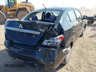 2017 Mitsubishi Mirage G4 ES with VIN ML32F3FJ2HHF18106, listed as a IAAI auction lot 41792573 with 76,931 mi miles. Bid and sale history available at carsss.com. Image 4.