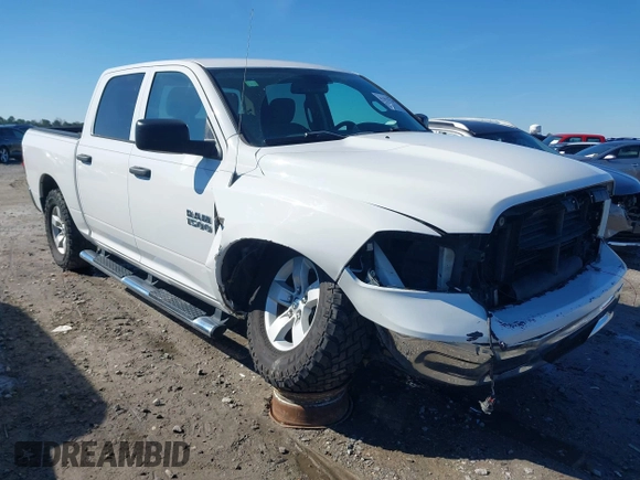2018 Ram 1500 Tradesman with VIN 1C6RR7KM5JS262518, listed as a IAAI auction lot 41557220 with 145,989 mi miles and . Bid and sale history available at DreamBid. Image 1.