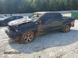 2017 Chevrolet Colorado 4WD Z71 with VIN 1GCPTDE14H1160726, listed as a Copart auction lot 57105235 with Not provided miles and Salvage title. Bid and sale history available at DreamBid. Image 1.