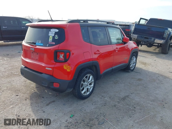 2015 Jeep Renegade Latitude with VIN ZACCJABT0FPB53417, listed as a IAAI auction lot 41861385 with 152,005 mi miles. Bid and sale history available at carsss.com. Image 4.