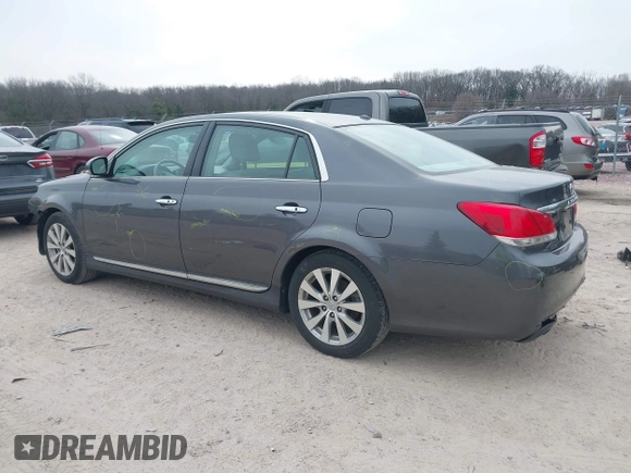 2011 Toyota Avalon with VIN 4T1BK3DB8BU392152, listed as a IAAI auction lot 41991123 with 147,297 mi miles and . Bid and sale history available at carsss.com. Image 3.