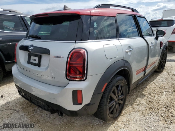 2022 MINI Countryman John Cooper Works with VIN WMZ33BS00N3N61043, listed as a Copart auction lot 74147764 with 0 mi miles and Non Repairable. Bid and sale history available at carsss.com. Image 3.