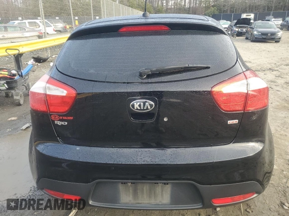 2015 Kia Rio LX with VIN KNADM5A35F6515915, listed as a Copart auction lot 87430634 with 63,573 mi miles and Clean Title. Bid and sale history available at carsss.com. Image 6.